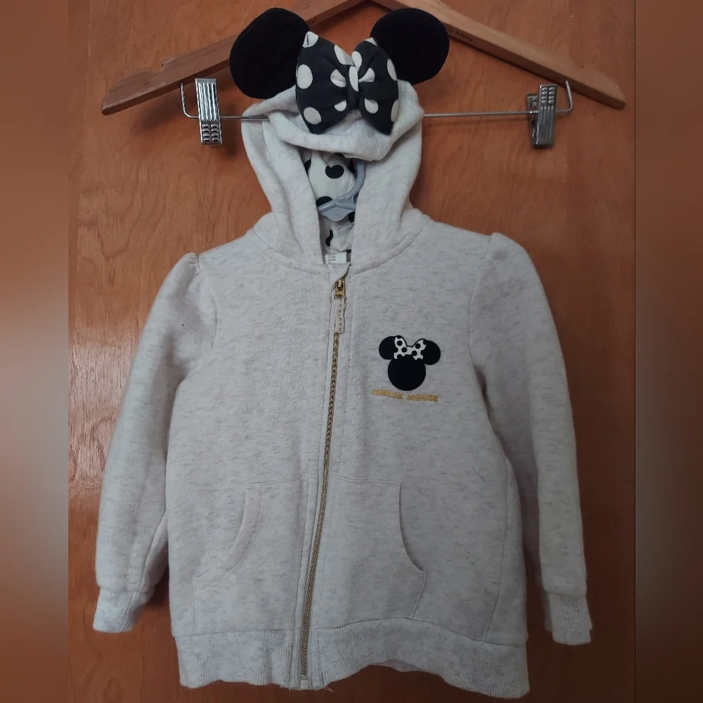 Minnie Mouse zipper hoodie,  18-24 months, jacket